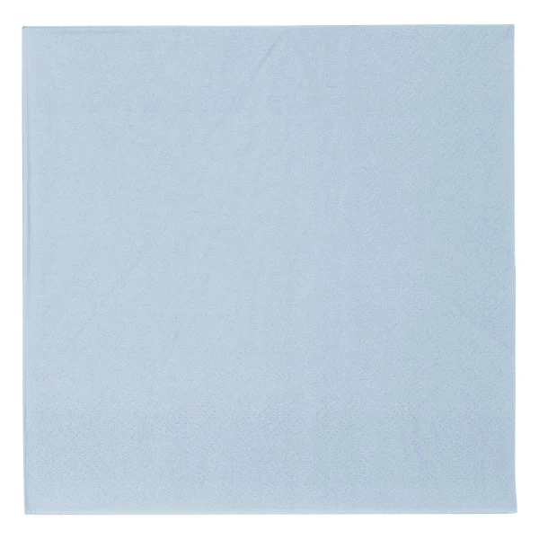 Blaue Servietten Baby Blau 3 Lagen 33cm 20Stk