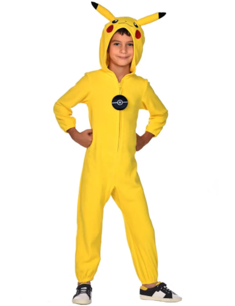 Pikachu Pokémon™ Overall-Kostüm für Kinder