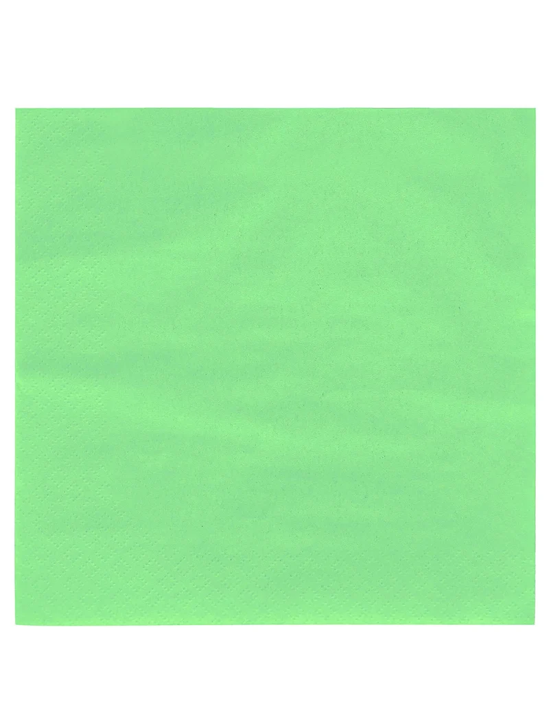 50 lindgrüne Papierservietten 38 x 38 cm