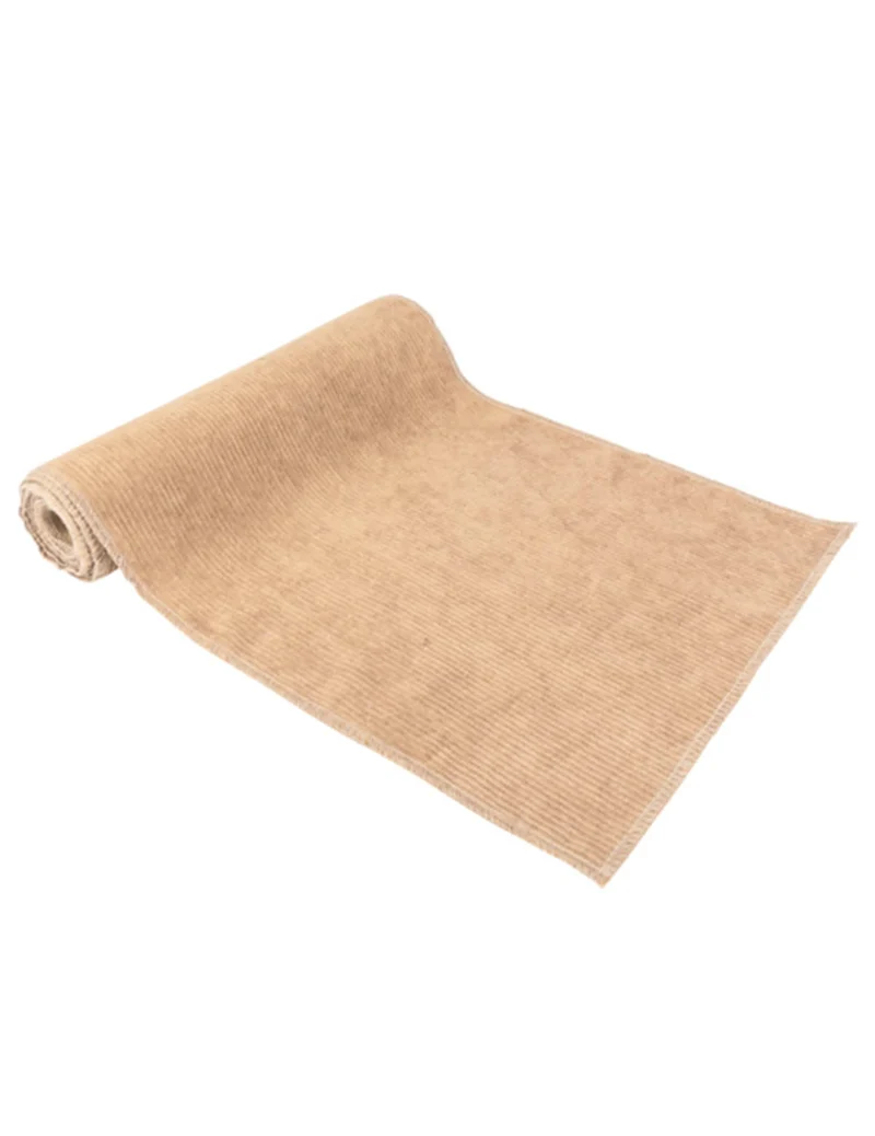 Tischläufer Cord beige 28 cm x 3 m für Hochzeit