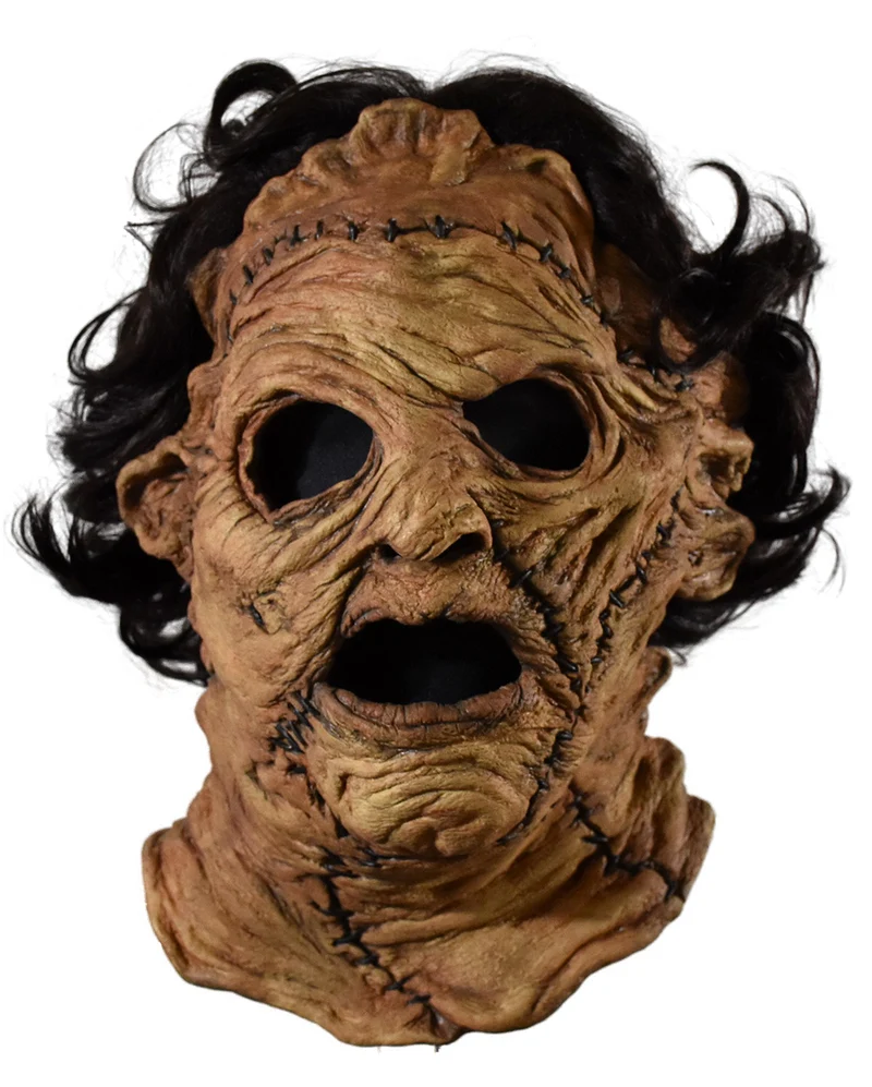 TCM Leatherface 3D Maske mit Haaren