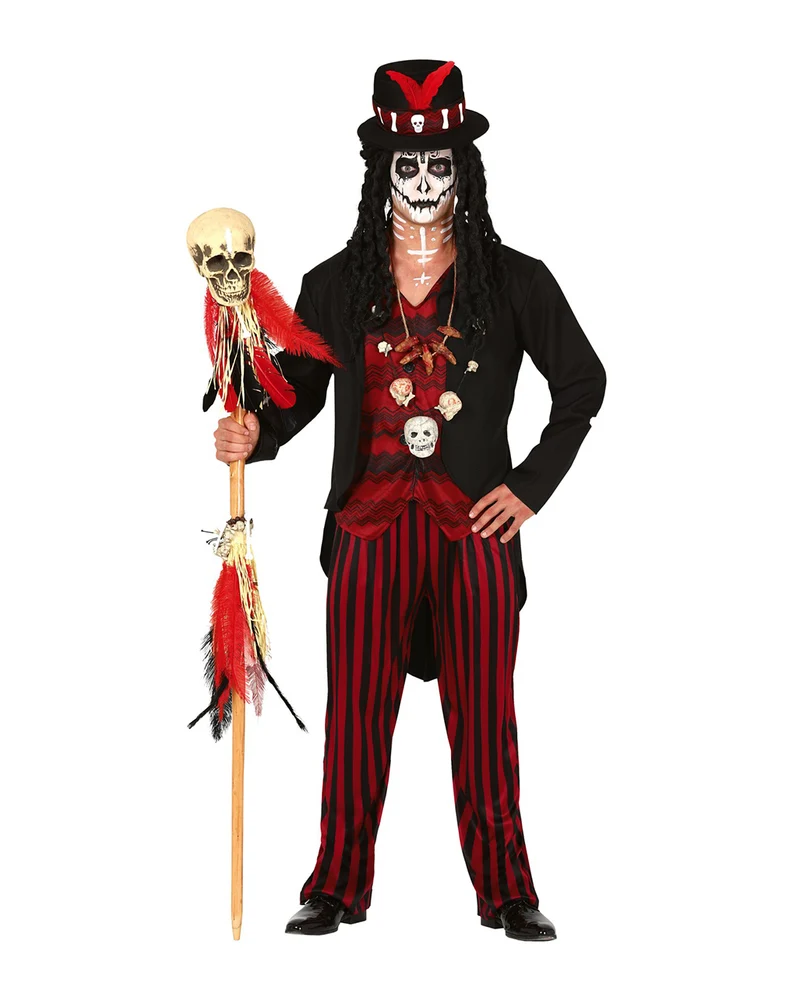 Voodoo Hexenkönig Herren Kostüm