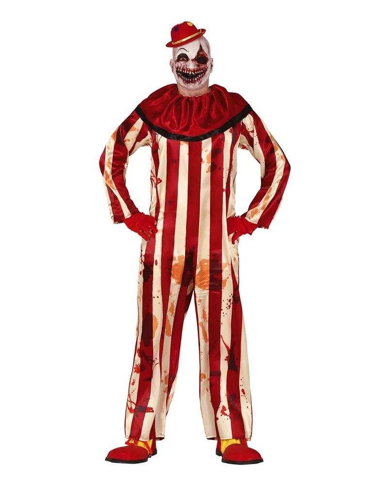 Billy the Creepy Horror Clown Herren Kostüm