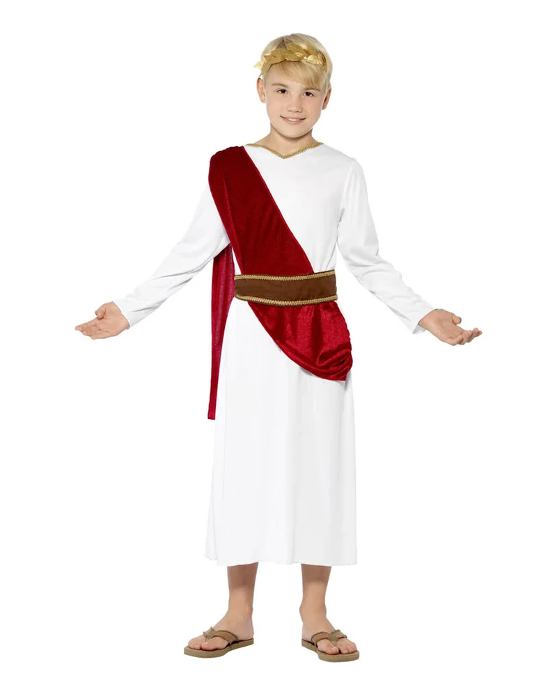 Römischer Kaiser Kinderkostüm mit Toga
