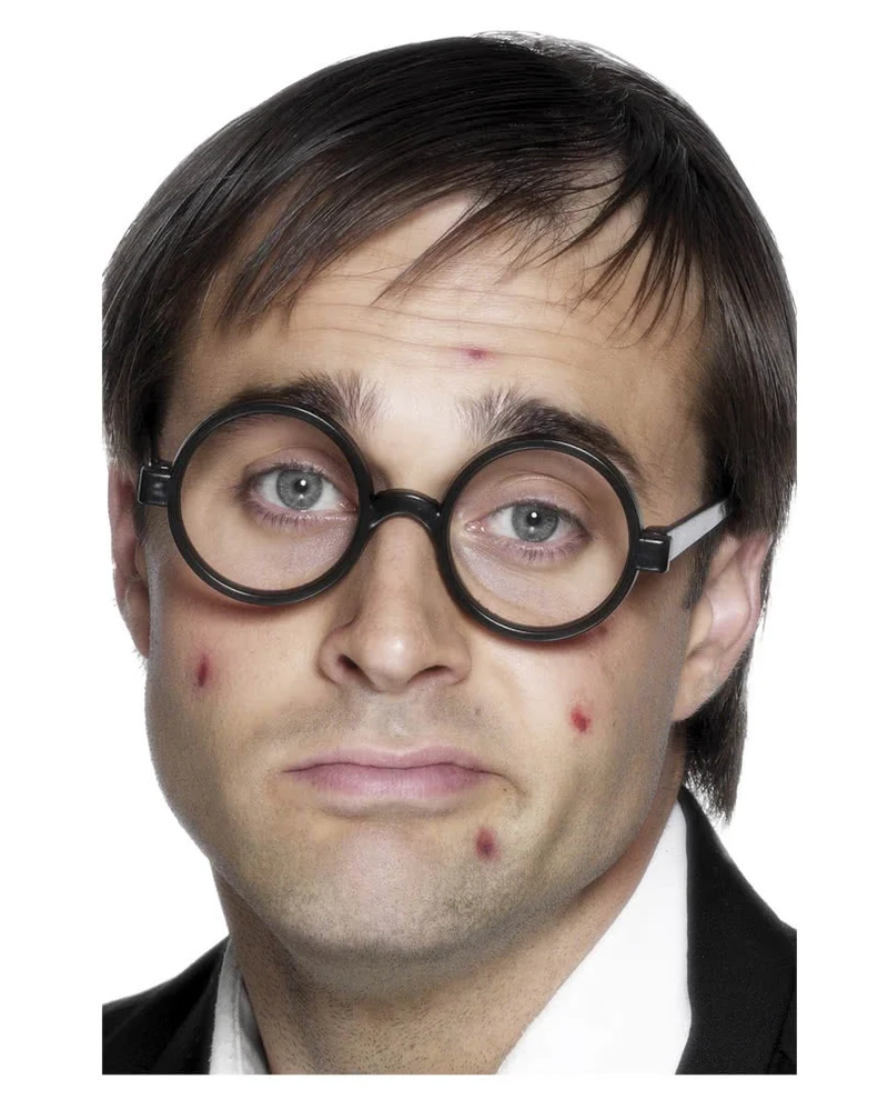 Schwarze Hipster & Nerd Brille