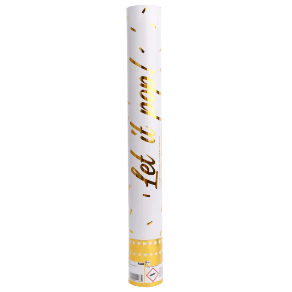 Gold Konfetti Kanone Folie 40cm