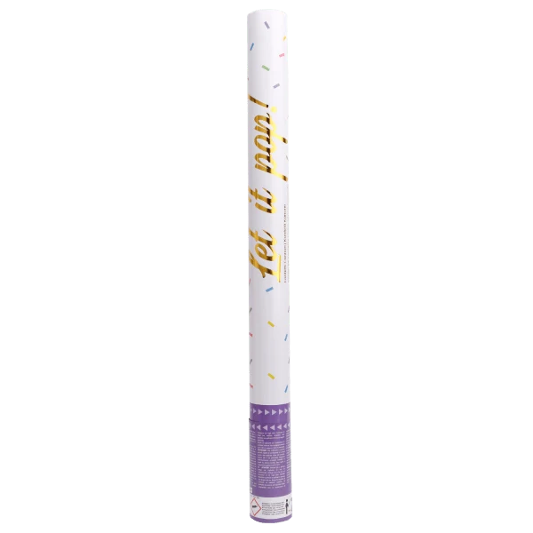 Bunte Konfettikanone Folie 60cm