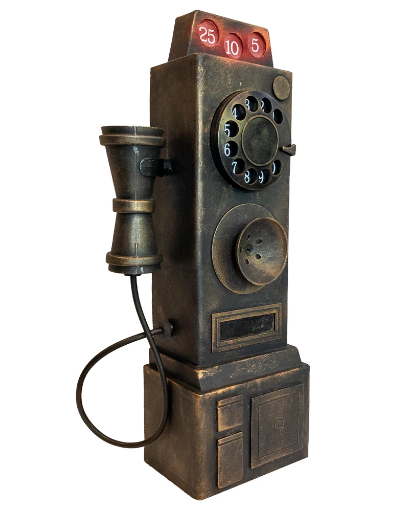 Vintage Halloween Telefon mit Licht & Sound