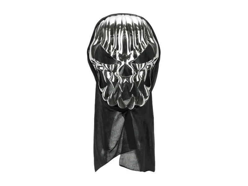 Totenkopfmaske mit Kapuze