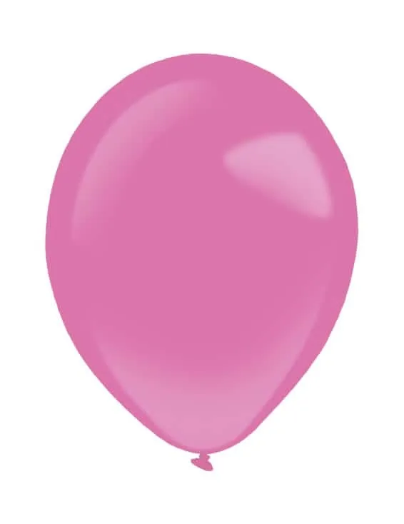 100 rosa Latex-Miniballons 13 cm für Bogen und Dekoration