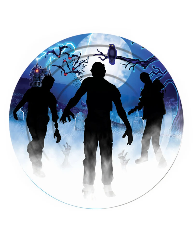 Zombie Party Pappteller 8 Stück