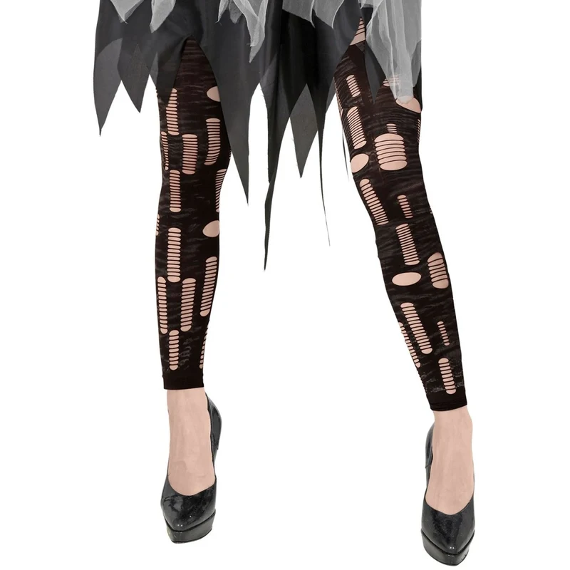 Halloween-Leggings zerrissen