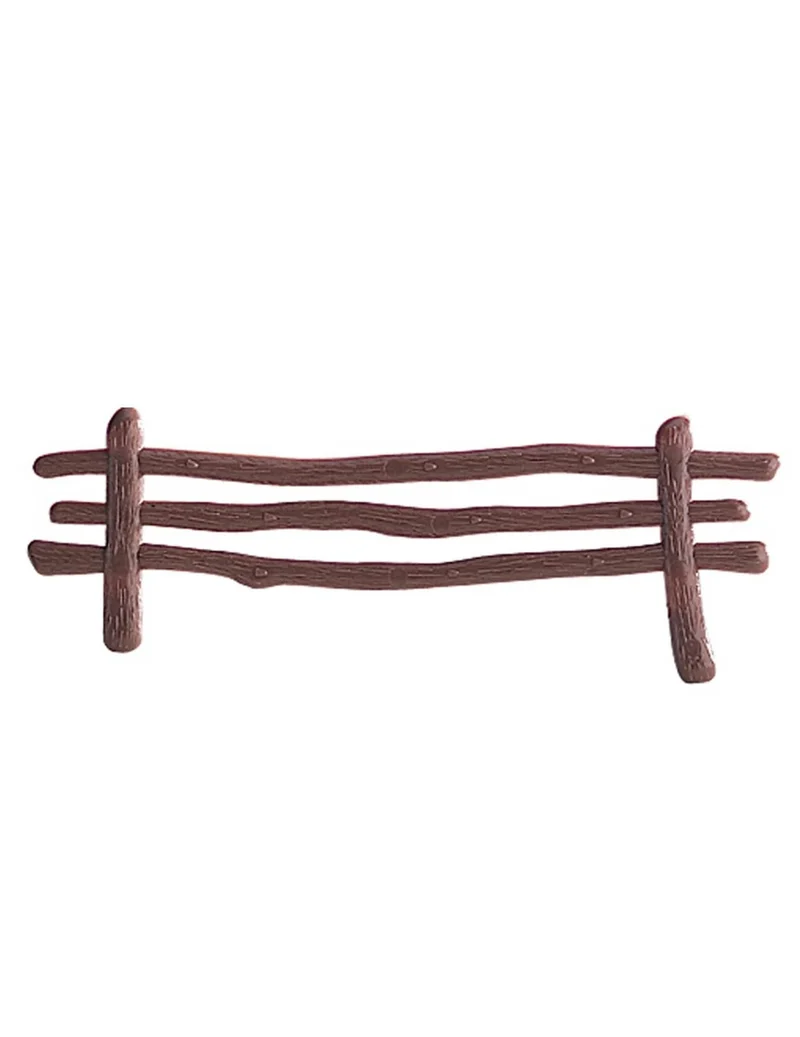 Kuchen-Zaun-Dekoration braun 13 x 3 cm für Weihnachtsstamm