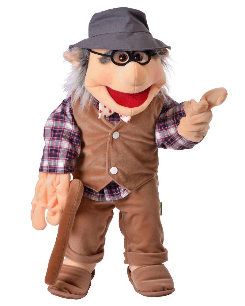 Opa Handpuppe 65 cm