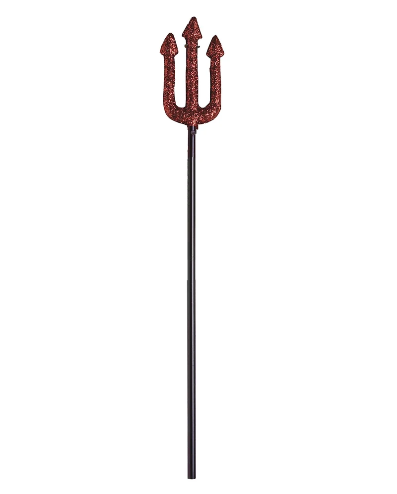 Teufelsgabel mit Glitzer