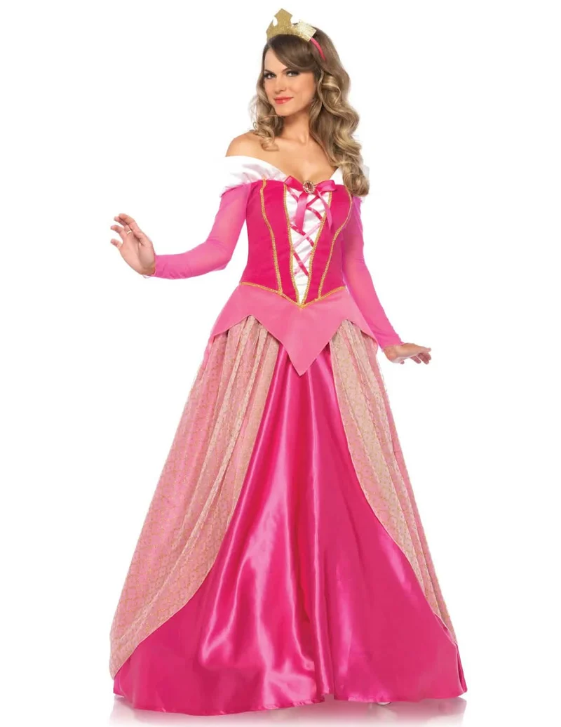 Luxuriöses Prinzessinnenkostüm für Damen pink