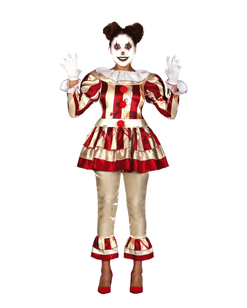 Pretty Killer Clown Damen Kostüm für Erwachsene