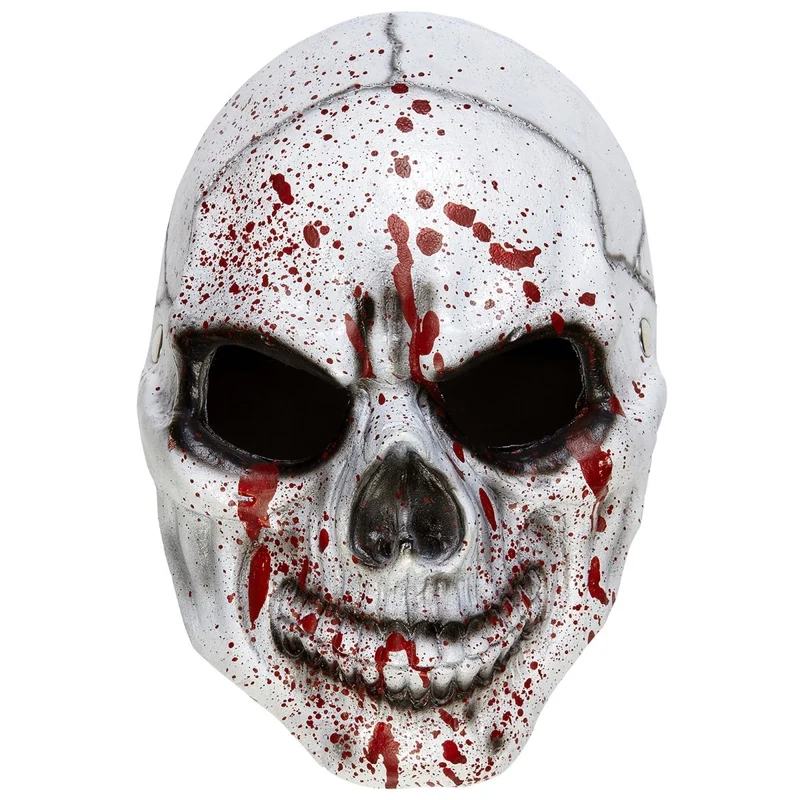 Halloween Maske Totenkopf blutig