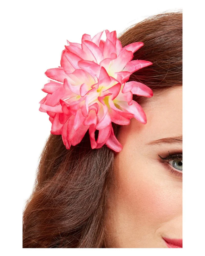 Hawaii Blumen Haarspange Rose