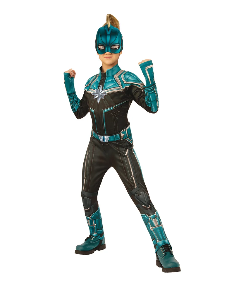 Kree Captain Marvel Kinderkostüm Blau