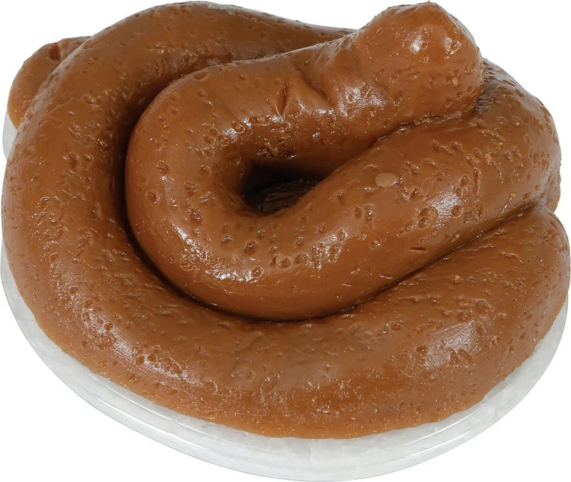 Brauner falscher Kothaufen rund 11cm
