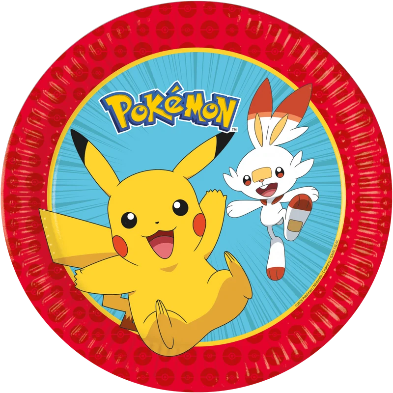 Pokemon Teller 23cm 8Stück