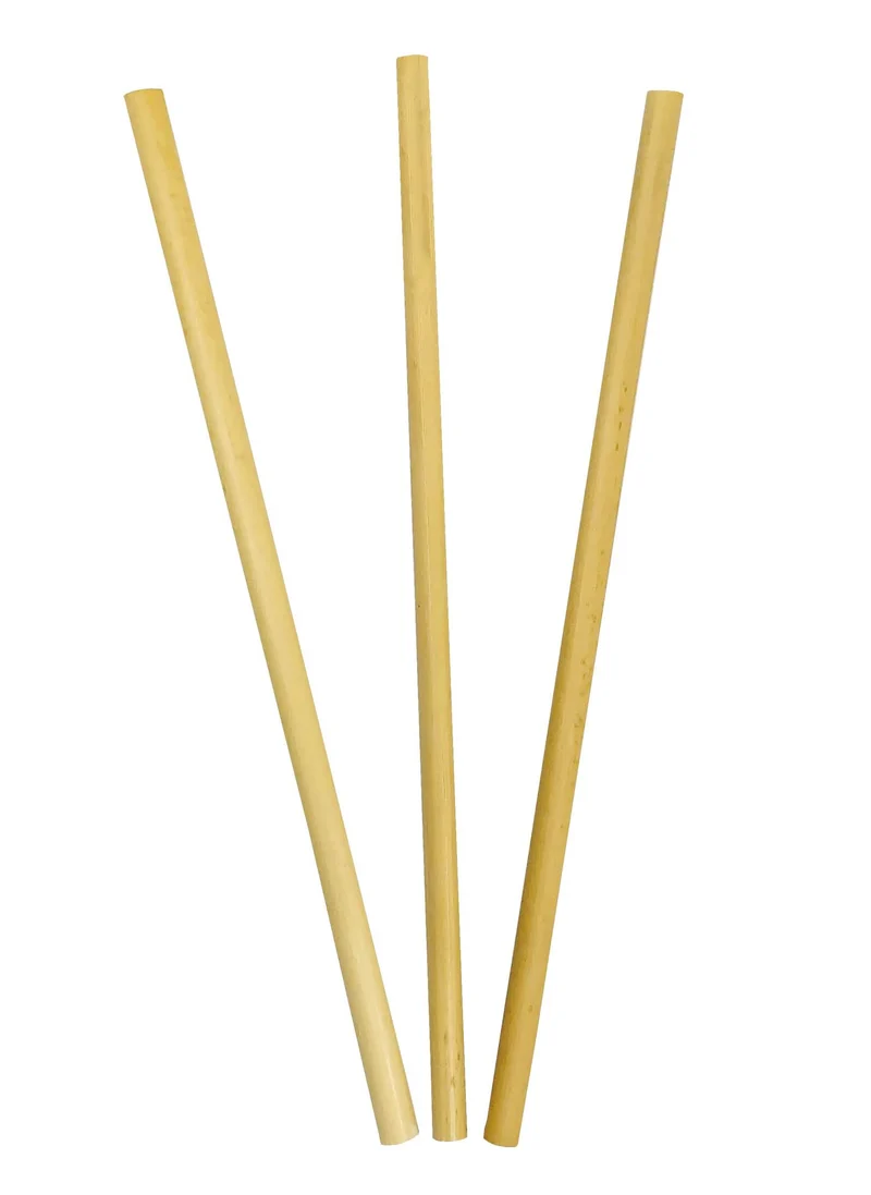 10 hölzerne Trinkhalme 20 cm, umweltfreundlich