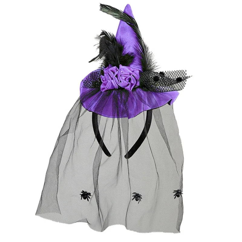 Halloween Hut Lila Hexe Mini