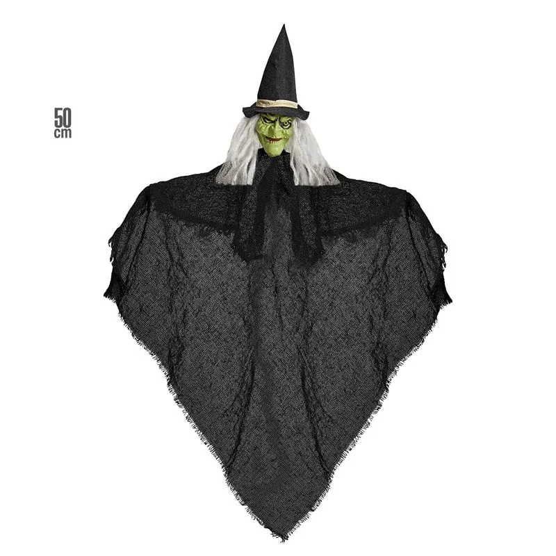 Halloween Puppe Hexe 50cm