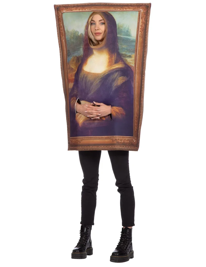 Mona Lisa Gemälde Kostüm für Erwachsene