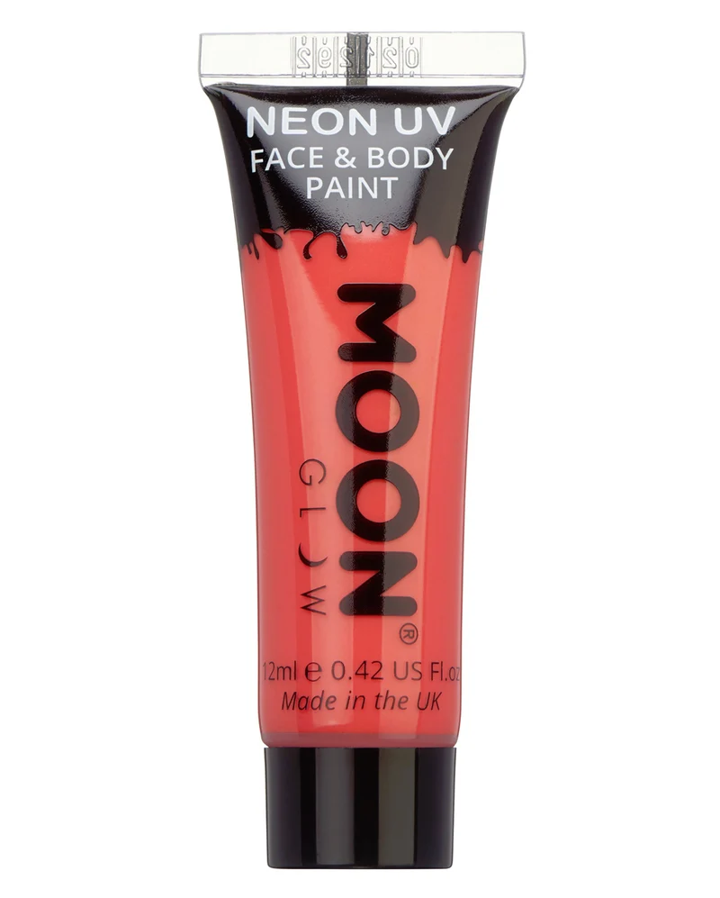 Fluoreszierendes Make-up Neon Rot