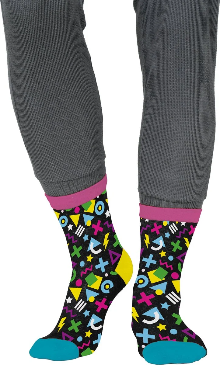 Neon 80S Socken Farbig