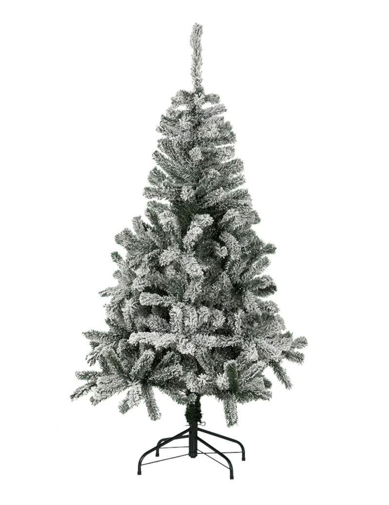 Künstlicher Luxus-Weihnachtsbaum mit Schnee-Effekt 210 cm realistisch und stabil