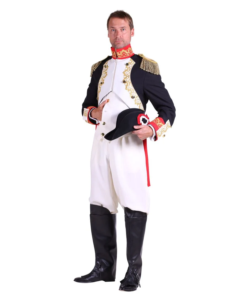 Deluxe Napoleon Kostüm für Herren