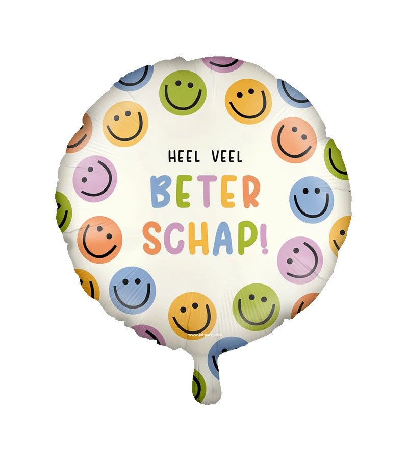 Get Well Helium Ballon Leer 46cm