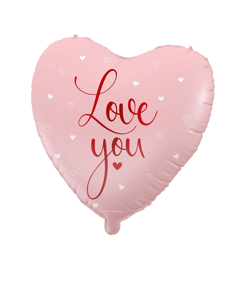 Love You Helium Ballon Leer 46cm