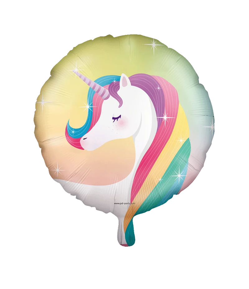 Einhorn Helium Ballon Leer 46cm