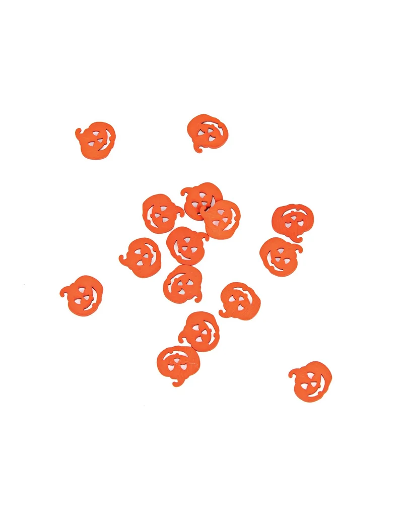 Oranges Kürbis Halloween Tischkonfetti 10 g