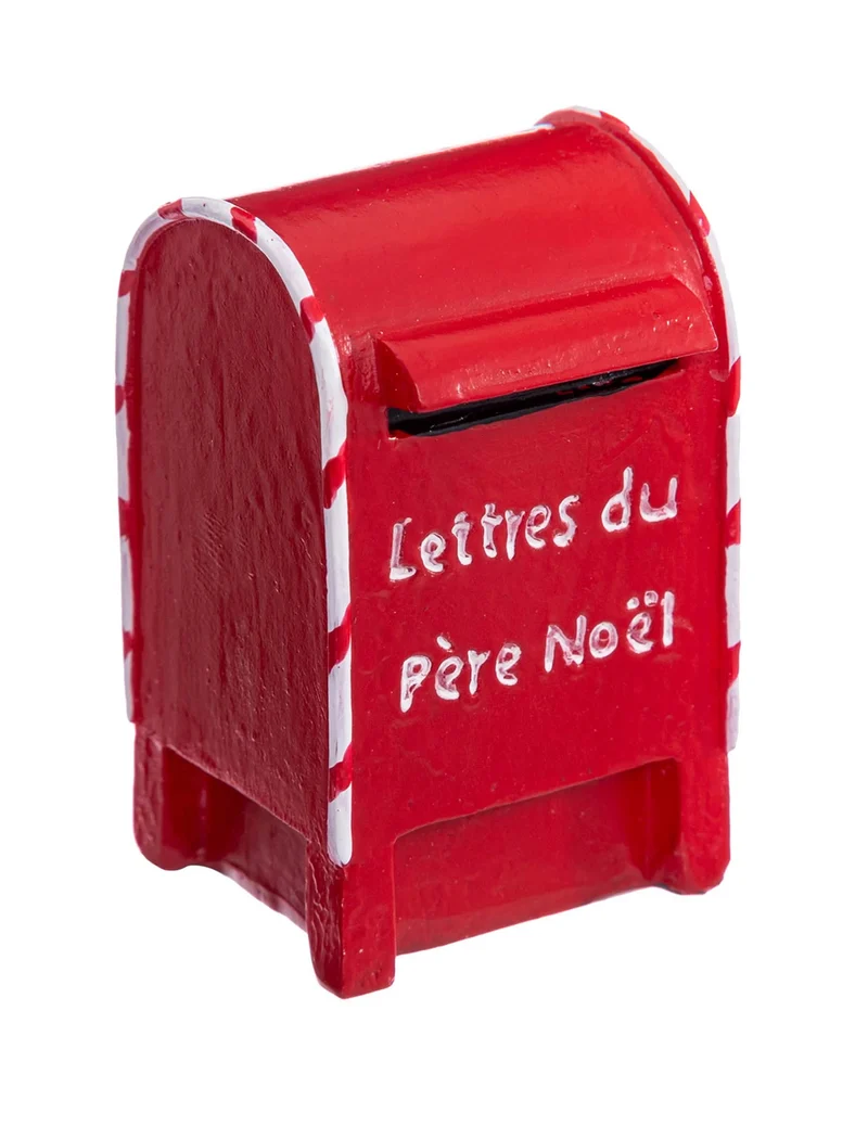 Kleine Weihnachtsmann-Briefkasten für Dorf