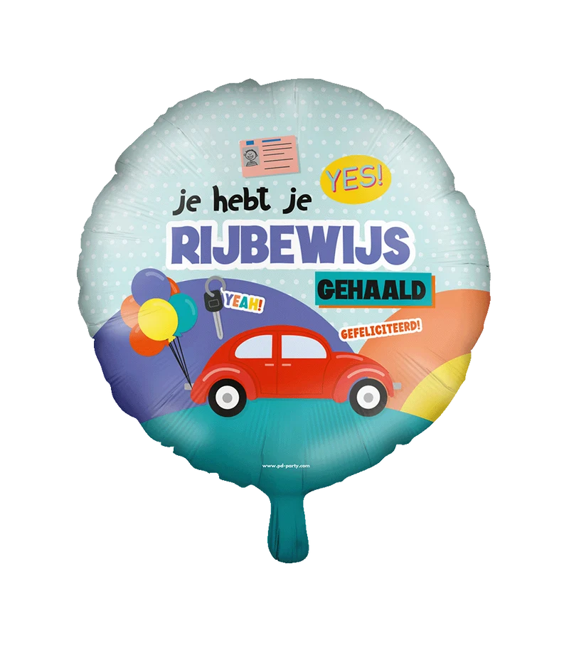 Führerschein Heliumballon Leer 46cm