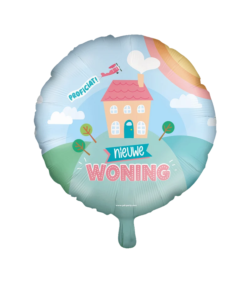 Neues Zuhause Helium Ballon Leer 46cm