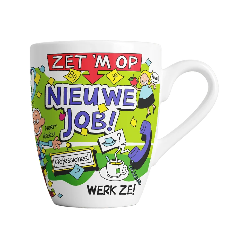 Neue Job Tasse Grün