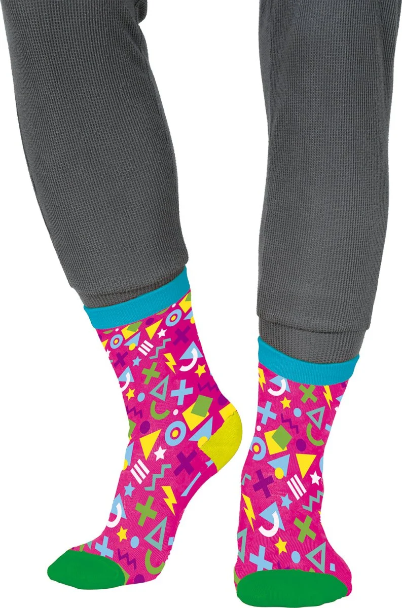 Neon 80S Socken Rosa