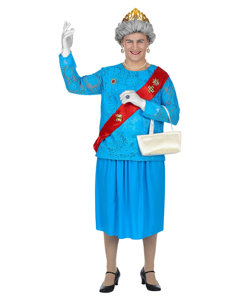 Queen Elizabeth Männerkostüm