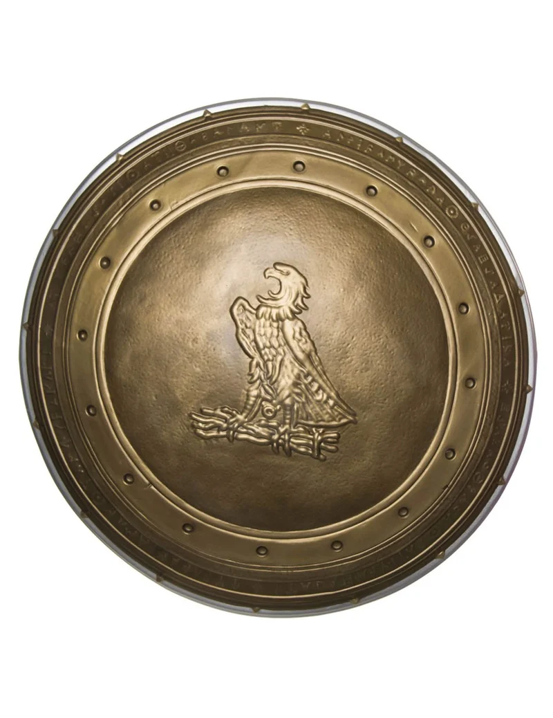 Wonder Woman™-Schild für Erwachsene gold 60cm