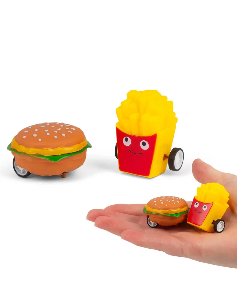 Fast Food Reibungsauto Hamburger und Pommes Spielzeug