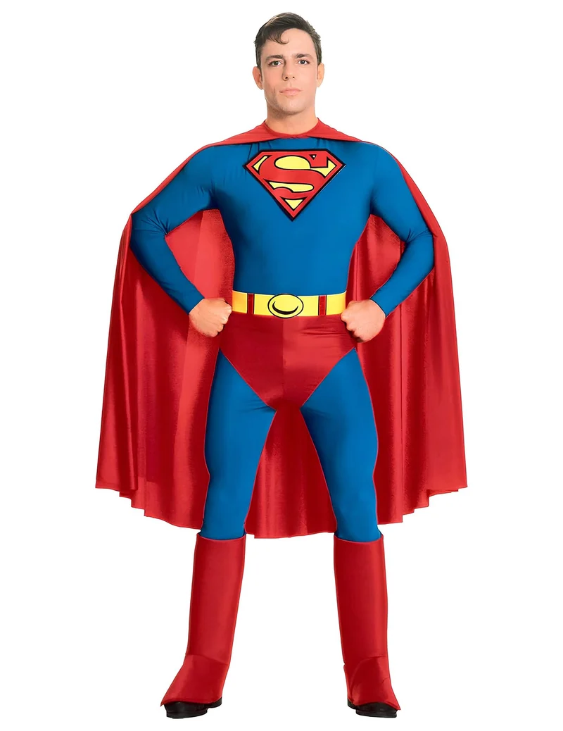 Superman™-Superhelden-Lizenzkostüm für Herren rot-gelb-blau