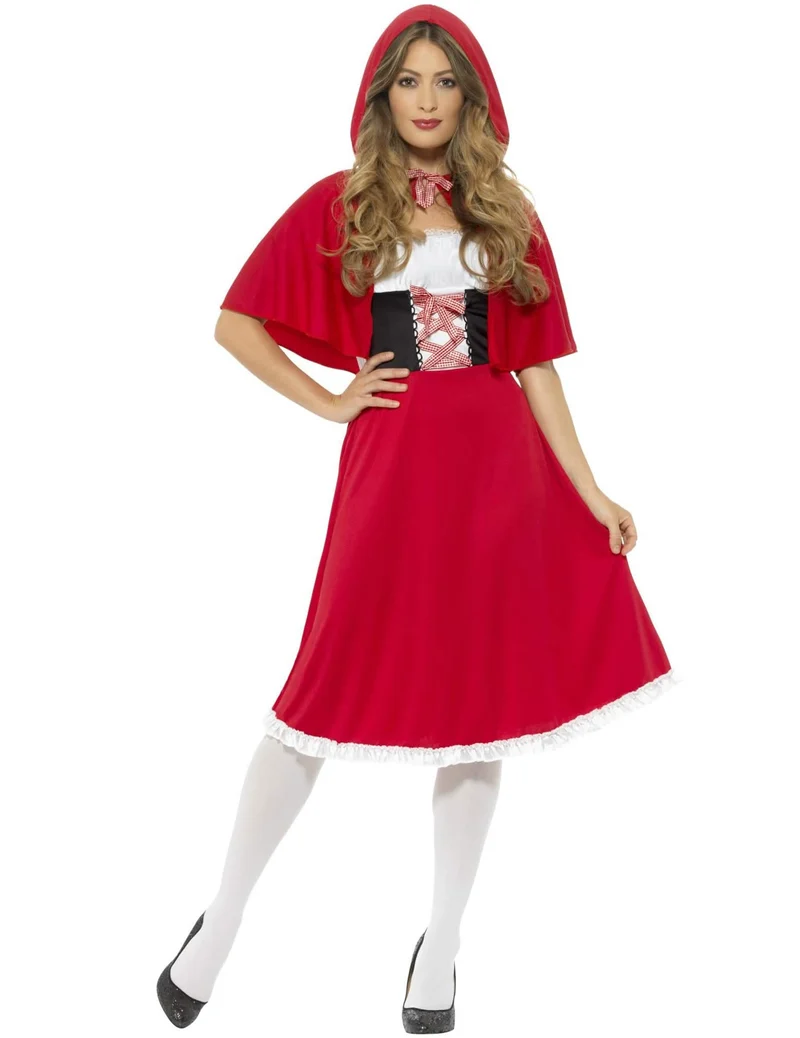 Kostüm Miss Prinzessin in Rot Damen
