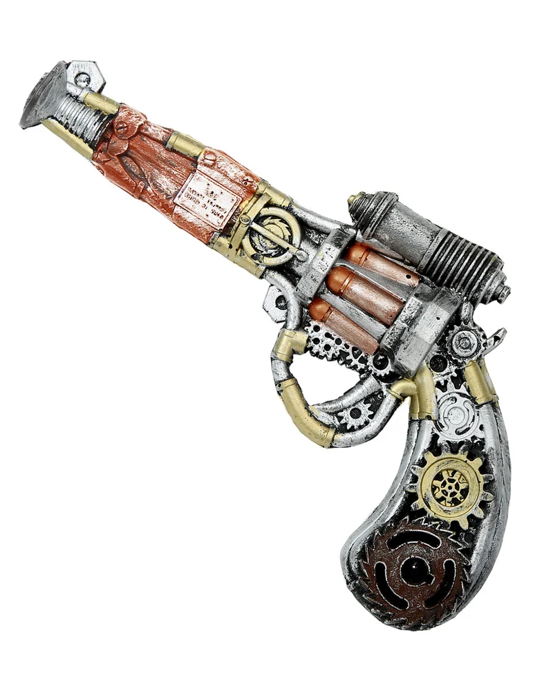 Steampunk Pistole aus Schaumlatex