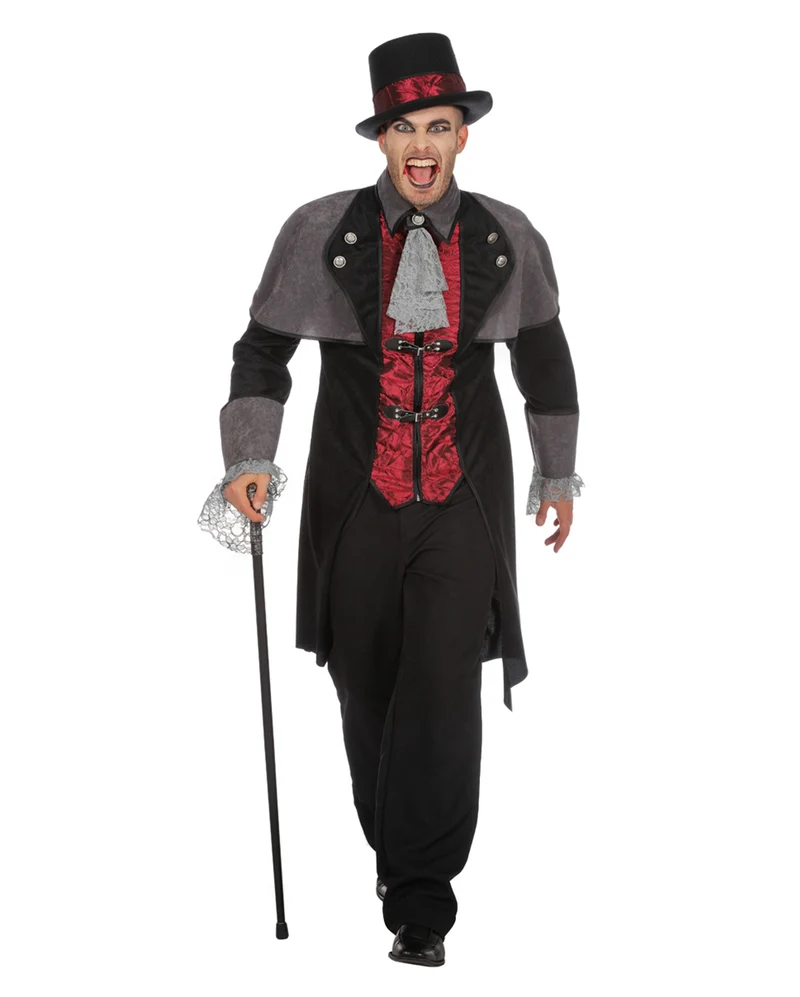 Vampir Kostümmantel für Herren